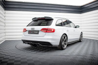 Maxton Design Middle Diffusor Rear Extension DTM Look - Audi A4 Competition B8 Facelift