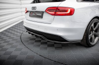 Maxton Design Mittlerer Diffusor Heckansatz DTM Look - Audi A4 Competition B8 Facelift