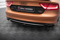 Maxton Design Middle Diffusor Rear Extension - Audi A7 C7