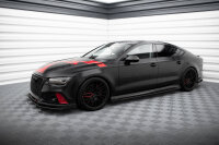 Maxton Design Street Pro Frontansatz + Flaps - Audi A7 RS7 Look C7