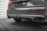 Maxton Design Middle Diffusor Rear Extension DTM Look - Audi Q7 Mk2