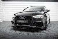 Maxton Design Street Pro Front Extension - Audi RS3 Limousine 8V Facelift