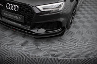 Maxton Design Street Pro Frontansatz  V1 + Flaps - Audi RS3 Limousine 8V Facelift