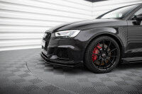 Maxton Design Street Pro Frontansatz  V1 + Flaps - Audi RS3 Limousine 8V Facelift