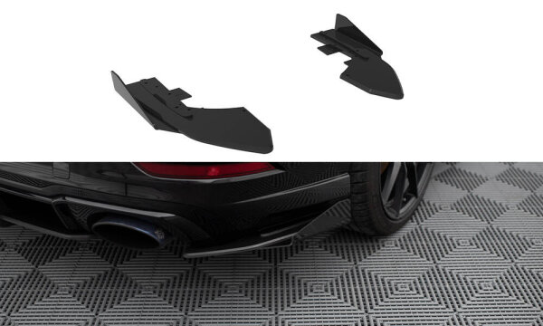 Maxton Design Street Pro Rear Extension Flaps Diffusor + Flaps - Audi RS3 Limousine 8V Facelift