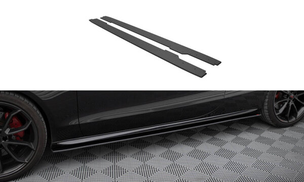 Maxton Design Street Pro Side Skirts Diffusers - Audi A5 / A5 S-Line / S5 Coupe / Convertible 8T / 8T Facelift