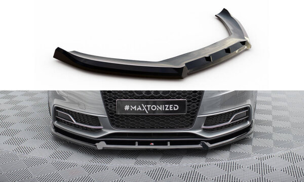 Maxton Design Front Extension V3 - Audi S5 / A5 S-Line Coupe / Sportback 8T Facelift