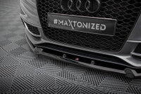 Maxton Design Front Extension V3 - Audi S5 / A5 S-Line Coupe / Sportback 8T Facelift