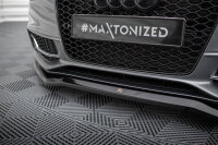 Maxton Design Front Extension V4 - Audi S5 / A5 S-Line Coupe / Sportback 8T Facelift