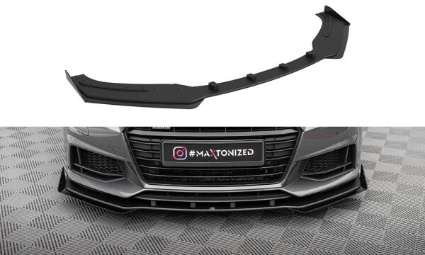 Maxton Design Street Pro Front Extension + Flaps - Audi TT S / S-Line 8S