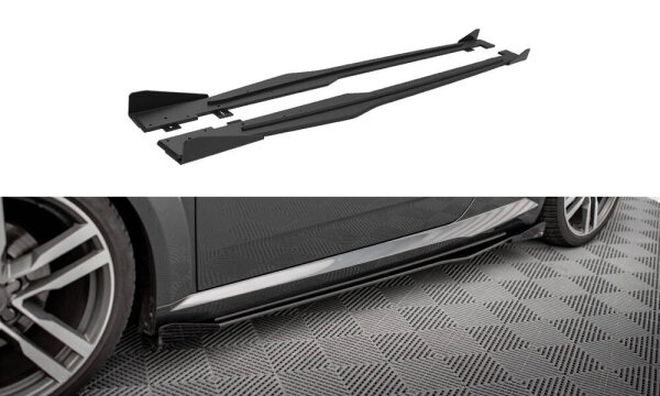 Maxton Design Street Pro Seitenschweller Ansatz + Flaps - Audi TT S / S-Line 8S