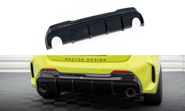 Maxton Design Diffusor Rear Extension V3 - BMW 1 F40 M-Package/ M135i (single exhaust-Version)