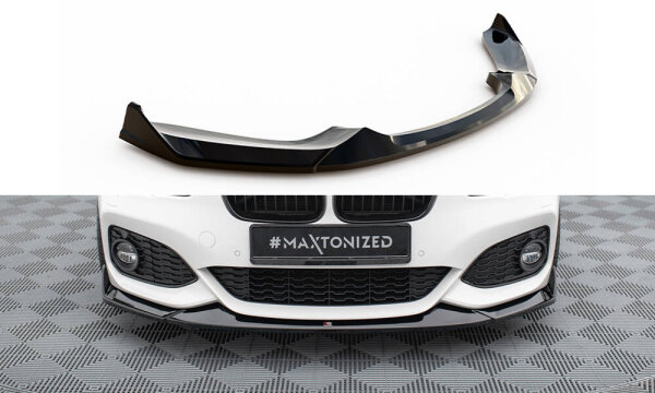 Maxton Design Front Extension V4 CSL Look - BMW 1 M-Package / M140i F20 Facelift