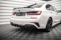 Maxton Design Diffusor Heckansatz - BMW 3er M-Paket G20 / G21 (Passend - Fahrzeuge mit Anhängerkupplung)