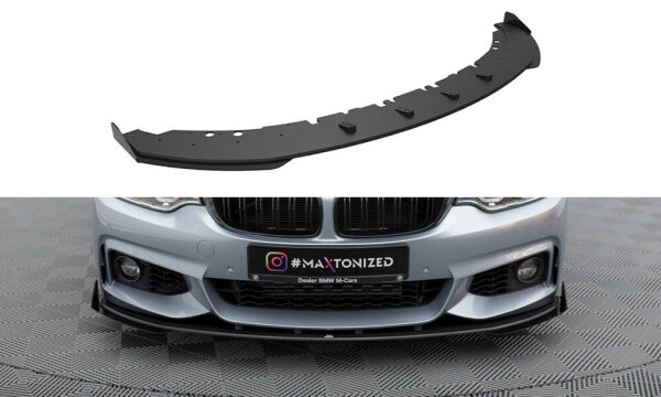 Maxton Design Street Pro Frontansatz + Flaps - BMW 4er Coupe M-Paket F32