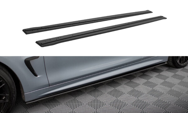 Maxton Design Street Pro Side Skirts Diffusers - BMW 4 Coupe M-Package F32