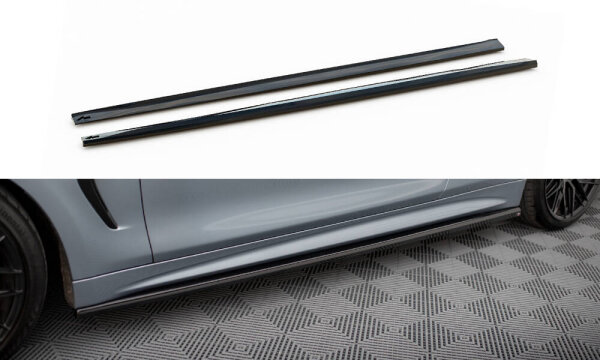 Maxton Design Side Skirts Diffusers V3 - BMW 4 Coupe M-Package F32