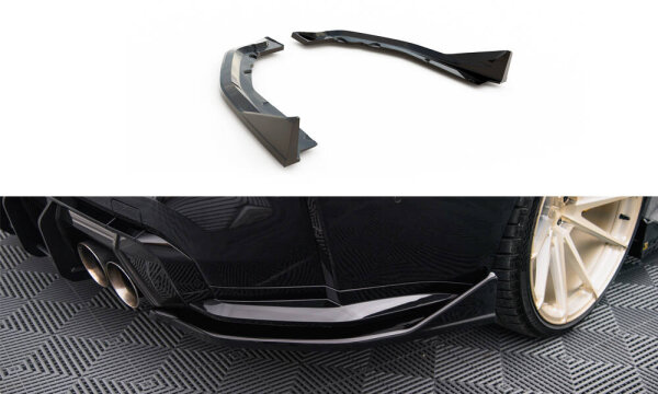 Maxton Design Heckansatz Flaps Diffusor V4 - BMW M4 G82