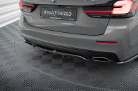 Maxton Design Middle Diffusor Rear Extension DTM Look - BMW 5 G30 / G31 Facelift