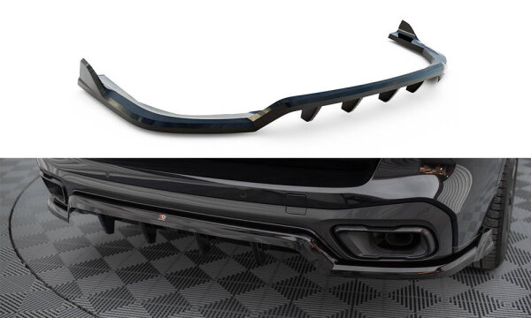 Maxton Design Middle Diffusor Rear Extension DTM Look - BMW X5 M-Package G05