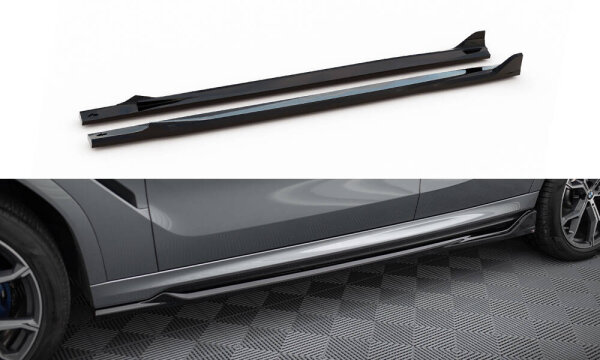 Maxton Design Side Skirts Diffusers V1 - BMW X6 M-Package G06 Facelift