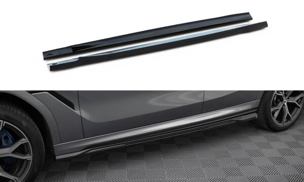 Maxton Design Side Skirts Diffusers V2 - BMW X6 M-Package G06 Facelift