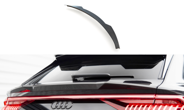 Maxton Design Carbon Fiber Tailgate spoiler (Lower) - Audi RSQ8 Mk1