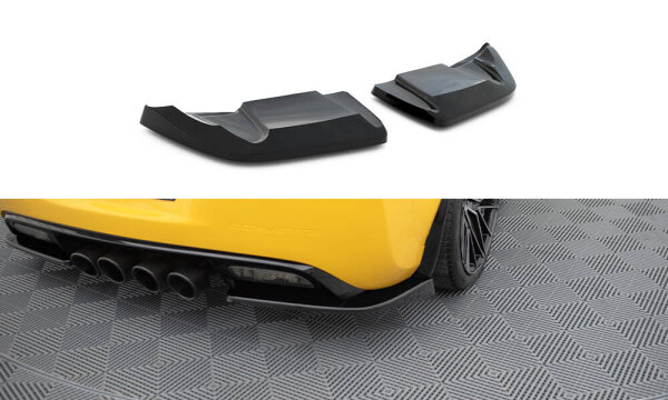 Maxton Design Rear Extension Flaps Diffusor - Chevrolet Corvette C6