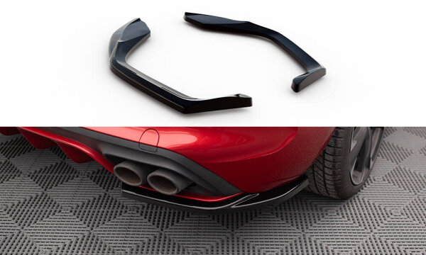 Maxton Design Rear Extension Flaps Diffusor V1 - Cupra Leon Hatchback Mk1