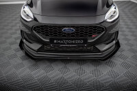 Maxton Design Street Pro Frontansatz + Flaps - Ford Fiesta ST / ST-Line Mk8 Facelift