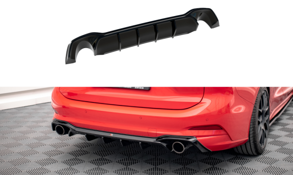 Maxton Design Diffusor Rear Extension V2 - Ford Focus Kombi ST Mk4