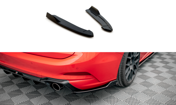 Maxton Design Rear Extension Flaps Diffusor V8 - Ford Focus Kombi ST Mk4