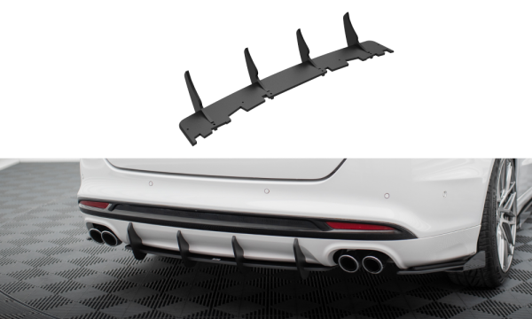 Maxton Design Street Pro Rear Bumper - Ford Mondeo Sport Mk5 Facelift / Fusion Sport Mk2 Facelift