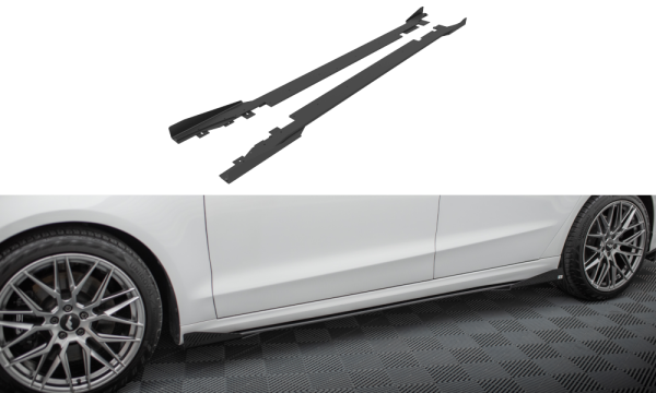 Maxton Design Street Pro Seitenschweller Ansatz + Flaps - Ford Mondeo Sport Mk5 Facelift / Fusion Sport Mk2 Facelift