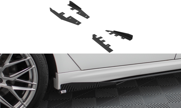 Maxton Design Side Flaps - Ford Mondeo Sport Mk5 Facelift / Fusion Sport Mk2 Facelift