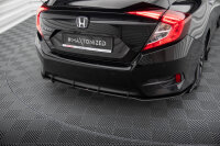 Maxton Design Street Pro Rear Extension Flaps Diffusor + Flaps - Honda Civic Mk10