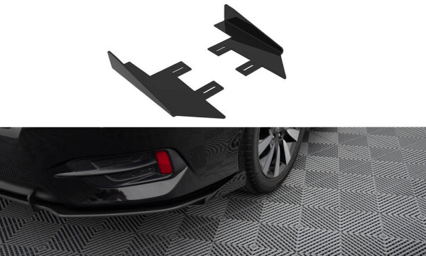 Maxton Design Hintere Seiten Flaps - Honda Civic Mk10