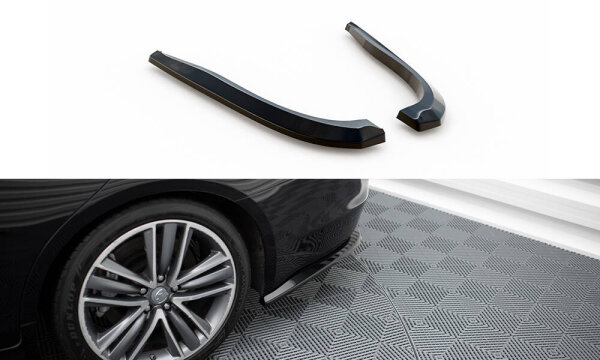 Maxton Design Rear Extension Flaps Diffusor V2 - Infiniti Q50 S Mk1