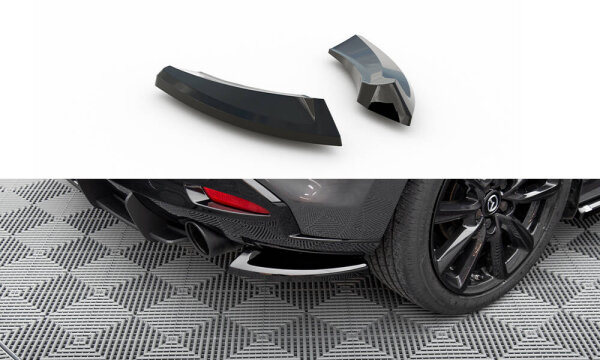 Maxton Design Rear Extension Flaps Diffusor - Mazda 3 Mk4