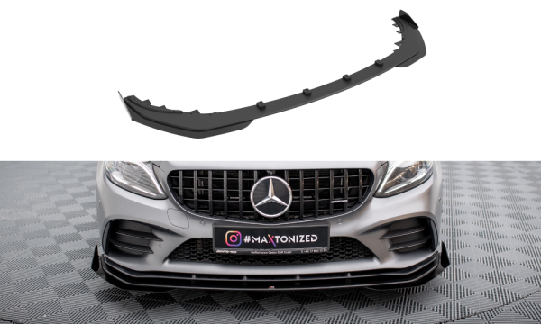 Maxton Design Street Pro Frontansatz + Flaps - Mercedes-AMG C43 Coupe C205 Facelift