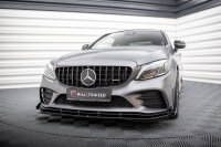 Maxton Design Street Pro Frontansatz + Flaps - Mercedes-AMG C43 Coupe C205 Facelift