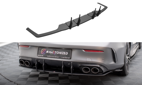 Maxton Design Street Pro Rear Bumper - Mercedes-AMG C43 Coupe C205 Facelift