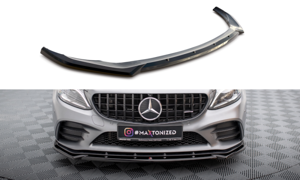 Maxton Design Front Extension V2 - Mercedes-AMG C43 Coupe / Limousine C205 / W205 Facelift