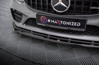 Maxton Design Front Extension V2 - Mercedes-AMG C43 Coupe / Limousine C205 / W205 Facelift