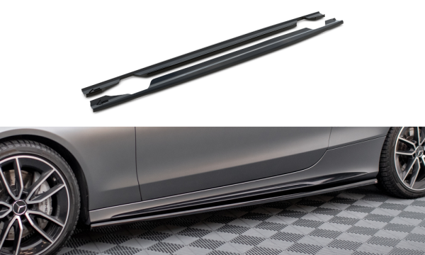 Maxton Design Side Skirts Diffusers - Mercedes-AMG C43 Coupe C205 Facelift