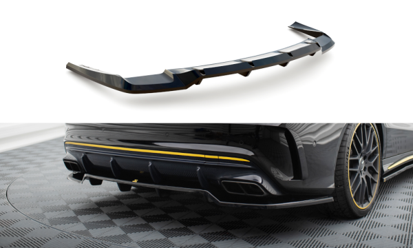 Maxton Design Middle Diffusor Rear Extension DTM Look - Mercedes-AMG CLA 45 C117 Facelift