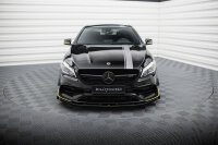 Maxton Design Street Pro Front Extension + Flaps - Mercedes-AMG CLA 45 Aero C117 Facelift