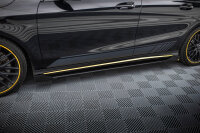 Maxton Design Street Pro Side Skirts Diffusers + Flaps - Mercedes-AMG CLA 45 C117 Facelift