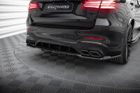 Maxton Design Middle Diffusor Rear Extension DTM Look V2 - Mercedes-AMG GLC 63 SUV X253