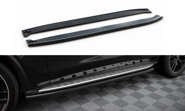 Maxton Design Side Skirts Diffusers - Mercedes-AMG GLC 63 SUV / Coupe X253 / C253